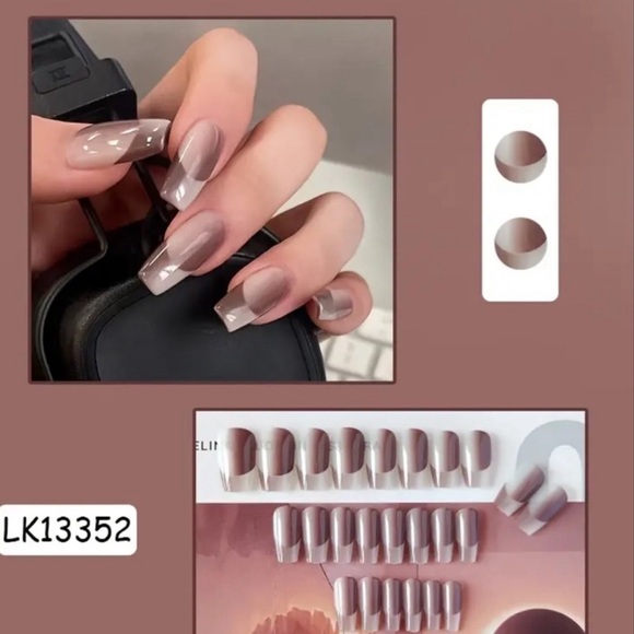 24 Piece Hombre Press On Nails - Picture 2 of 8